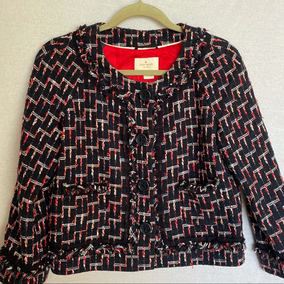 Kate Spade tweed blazer 4